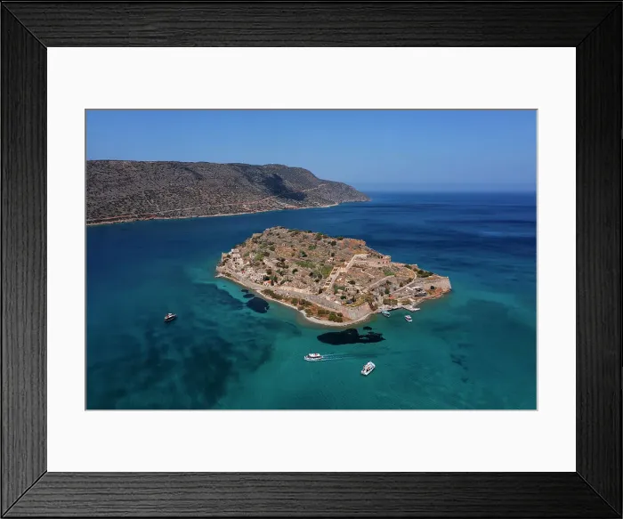 Framed Print : Spinalonga Island, Elounda, Mirabello Gulf, Lasithi, Crete, Greek Islands, Greece, Europe Framed Print : Spinalonga Island, Elounda, Mirabello Gulf, Lasithi, Crete, Greek Islands, Greece, Europe