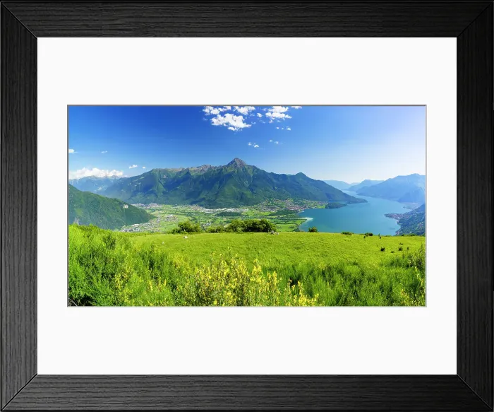 Framed Print : Panoramic of Monte Legnone and Alto Lario from flowering meadows above Lake Como, Bugiallo, Como province, Lombardy, Italian Lakes, Italy, Europe Framed Print : Panoramic of Monte Legnone and Alto Lario from flowering meadows above Lake Como, Bugiallo, Como province, Lombardy, Italian Lakes, Italy, Europe