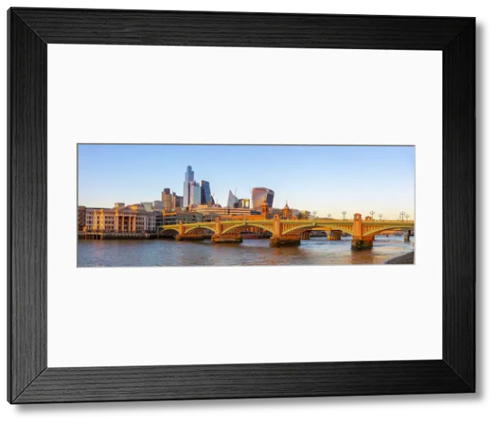 Framed Print : Southwark Bridge, River Thames, City of London, London, England, United Kingdom, Europe Framed Print : Southwark Bridge, River Thames, City of London, London, England, United Kingdom, Europe