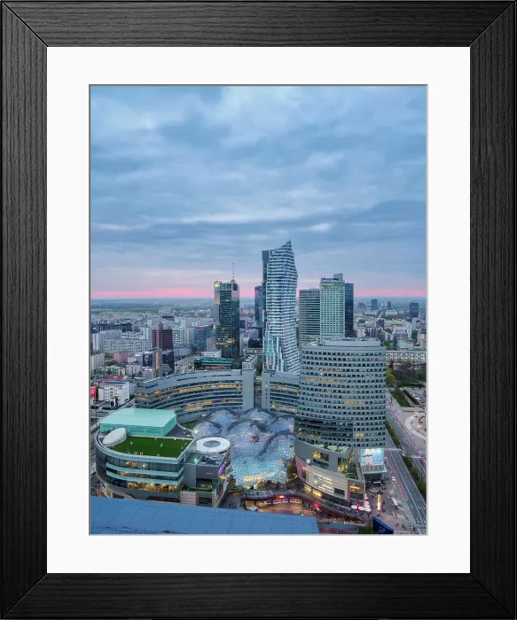 Framed Print : City Centre Skyline, elevated view, Warsaw, Masovian Voivodeship, Poland, Europe Framed Print : City Centre Skyline, elevated view, Warsaw, Masovian Voivodeship, Poland, Europe