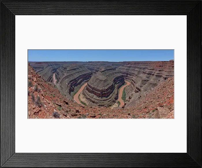 Framed Print : The meanders of the San Juan River at Goosenecks State Park, adjacent to the Navajo Indian Reservation, near Mexican Hat, Utah, United States of America, North America Framed Print : The meanders of the San Juan River at Goosenecks State Park, adjacent to the Navajo Indian Reservation, near Mexican Hat, Utah, United States of America, North America