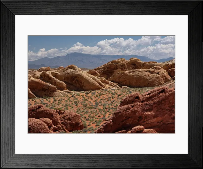 Framed Print : Tourists walk through the desert environment of the Valley of Fire State Park, Nevada, United States of America, North America Framed Print : Tourists walk through the desert environment of the Valley of Fire State Park, Nevada, United States of America, North America