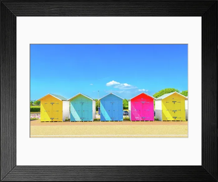 Framed Print : Colourful Beach Huts on the seafront at Eastbourne, East Sussex, England, United Kingdom, Europe Framed Print : Colourful Beach Huts on the seafront at Eastbourne, East Sussex, England, United Kingdom, Europe