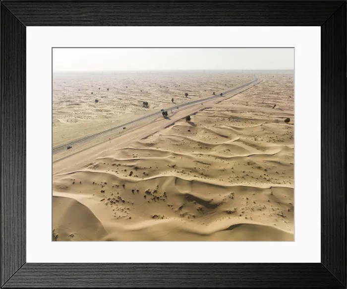 Framed Print : Al Qudra Desert, Dubai, United Arab Emirates, Middle East Framed Print : Al Qudra Desert, Dubai, United Arab Emirates, Middle East