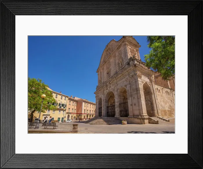 Framed Print : View of Cathedral di San Nicola (Duomo) in Piazza Duomo in Sassari, Sassari, Sardinia, Italy, Mediterranean, Europe Framed Print : View of Cathedral di San Nicola (Duomo) in Piazza Duomo in Sassari, Sassari, Sardinia, Italy, Mediterranean, Europe