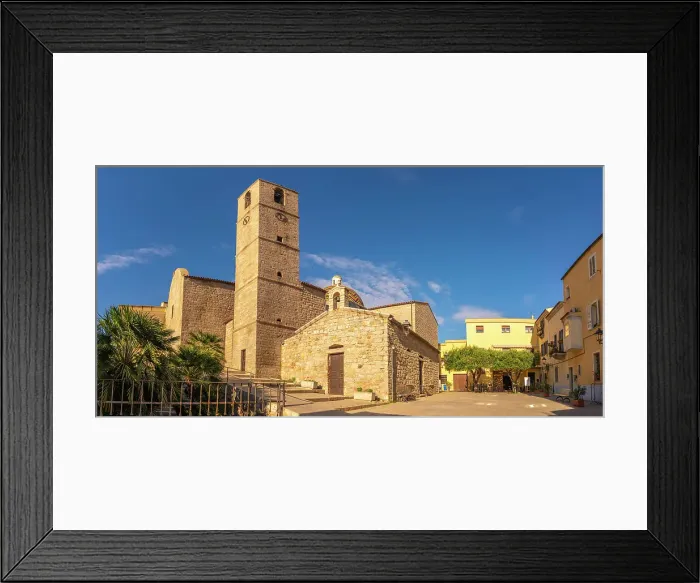 Framed Print : View of Chiesa Parrocchiale di S. Paolo Apostolo church on sunny day in Olbia, Olbia, Sardinia, Italy, Mediterranean, Europe Framed Print : View of Chiesa Parrocchiale di S. Paolo Apostolo church on sunny day in Olbia, Olbia, Sardinia, Italy, Mediterranean, Europe