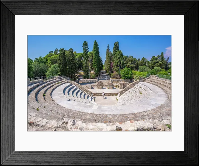Framed Print : View of Roman Odeon of Kos, Kos Town, Kos, Dodecanese, Greek Islands, Greece, Europe Framed Print : View of Roman Odeon of Kos, Kos Town, Kos, Dodecanese, Greek Islands, Greece, Europe