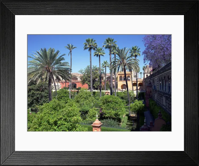 Framed Print : Gardens of the Alcazar, UNESCO World Heritage Site, Seville, Andalusia, Spain, Europe Framed Print : Gardens of the Alcazar, UNESCO World Heritage Site, Seville, Andalusia, Spain, Europe