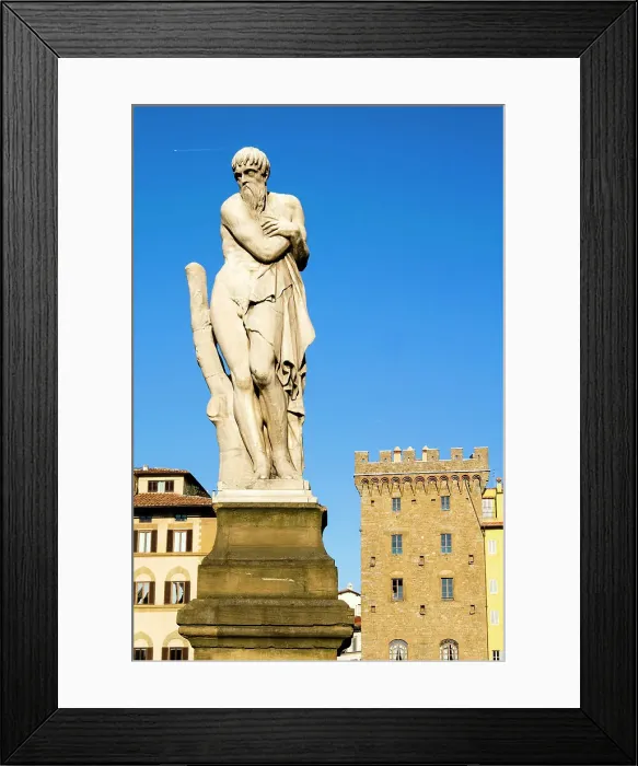 Framed Print : Statue of the Winter, Ponte Santa Trinita, Florence (Firenze), UNESCO World Heritage Site, Tuscany, Italy, Europe Framed Print : Statue of the Winter, Ponte Santa Trinita, Florence (Firenze), UNESCO World Heritage Site, Tuscany, Italy, Europe
