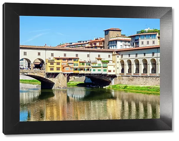 Ponte Vecchio, Arno river, Firenze, Tuscany, Italy, Europe