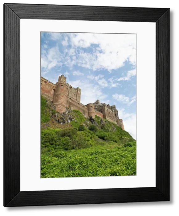 Framed Print : Bamburgh Castle, a hilltop fortress constructed on top of a craggy outcrop of volcanic dolerite, Grade I Listed Building, Bamburgh, Northumberland, England, United Kingdom, Europe Framed Print : Bamburgh Castle, a hilltop fortress constructed on top of a craggy outcrop of volcanic dolerite, Grade I Listed Building, Bamburgh, Northumberland, England, United Kingdom, Europe