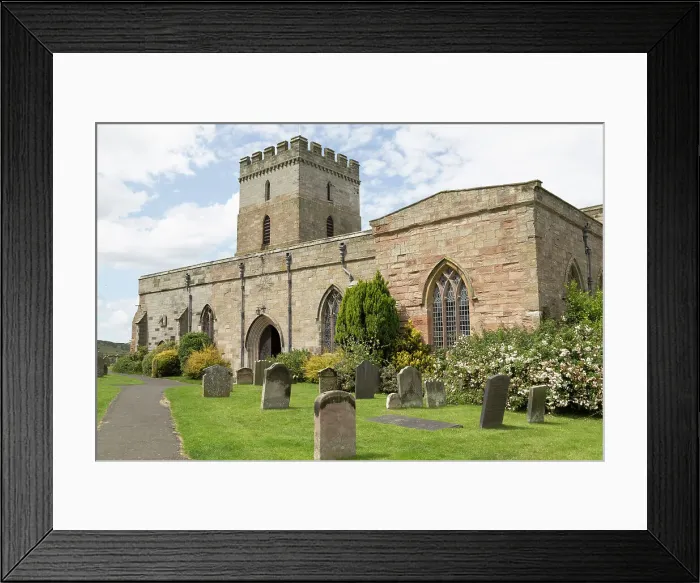 Framed Print : St. Aidan's Church, a 12th century place of worship, a key location in spreading Christianity during the Anglo-Saxon era, and its churchyard, Bamburgh, Northumberland, England, United Kingdom, Europe Framed Print : St. Aidan's Church, a 12th century place of worship, a key location in spreading Christianity during the Anglo-Saxon era, and its churchyard, Bamburgh, Northumberland, England, United Kingdom, Europe