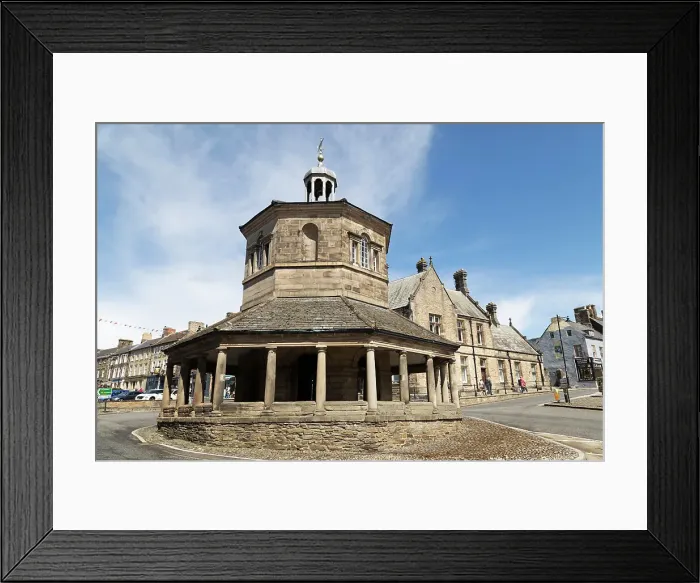 Framed Print : The octagonal Market Cross (Butter Market) (Break's Folley), a Grade I Listed Building built by Thomas Breaks, dating from 1747, Barnard Castle, County Durham, England, United Kingdom, Europe Framed Print : The octagonal Market Cross (Butter Market) (Break's Folley), a Grade I Listed Building built by Thomas Breaks, dating from 1747, Barnard Castle, County Durham, England, United Kingdom, Europe