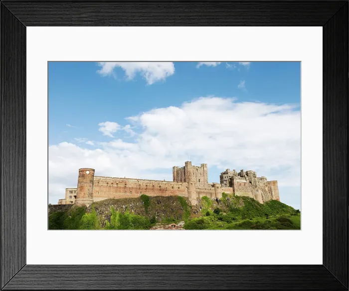 Framed Print : Bamburgh Castle, a fortress constructed on top of a craggy outcrop of volcanic dolerite in the Middle Ages, now a Grade I Listed Building, Bamburgh, Northumberland, England, United Kingdom, Europe Framed Print : Bamburgh Castle, a fortress constructed on top of a craggy outcrop of volcanic dolerite in the Middle Ages, now a Grade I Listed Building, Bamburgh, Northumberland, England, United Kingdom, Europe