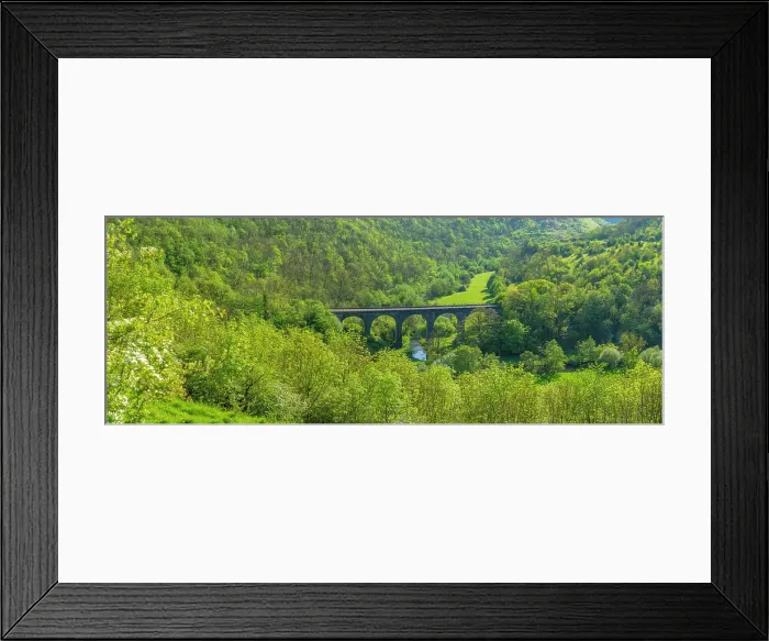 Framed Print : View of Monsal Viaduct in Monsal Dale, Peak District National Park, Derbyshire, England, United Kingdom, Europe Framed Print : View of Monsal Viaduct in Monsal Dale, Peak District National Park, Derbyshire, England, United Kingdom, Europe