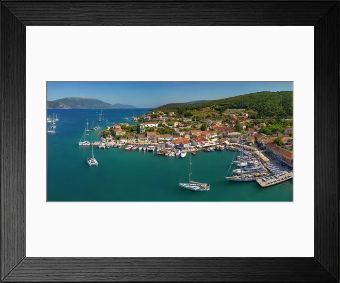 Framed Print : Aerial view of coastline near Zola, Kefalonia, Ionian Islands, Greek Islands, Greece, Europe Framed Print : Aerial view of coastline near Zola, Kefalonia, Ionian Islands, Greek Islands, Greece, Europe