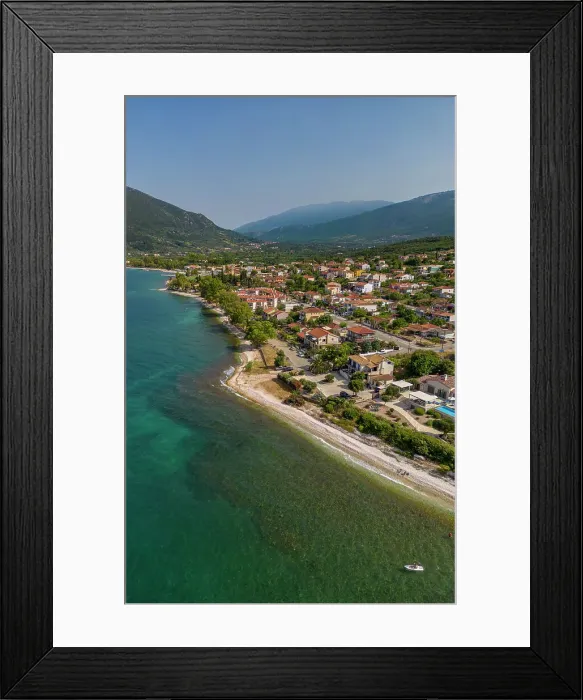 Framed Print : Aerial view of Sami, Kefalonia, Ionian Islands, Greek Islands, Greece, Europe Framed Print : Aerial view of Sami, Kefalonia, Ionian Islands, Greek Islands, Greece, Europe