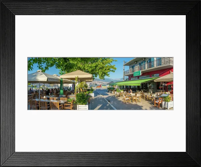 Framed Print : View of cafe and bar in Plateia Central Square, Lixouri, Kefalonia, Ionian Islands, Greek Islands, Greece, Europe Framed Print : View of cafe and bar in Plateia Central Square, Lixouri, Kefalonia, Ionian Islands, Greek Islands, Greece, Europe