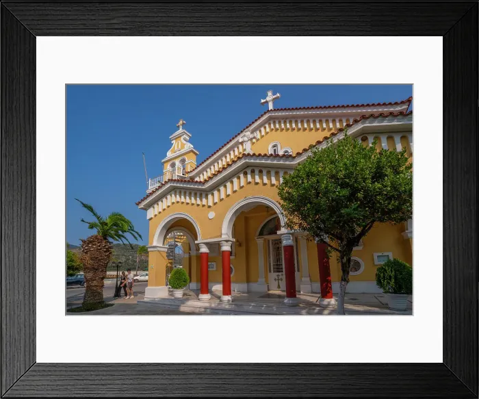 Framed Print : View of Ekklisia Panagia church in Argostoli, capital of Cephalonia, Argostolion, Kefalonia, Ionian Islands, Greek Islands, Greece, Europe Framed Print : View of Ekklisia Panagia church in Argostoli, capital of Cephalonia, Argostolion, Kefalonia, Ionian Islands, Greek Islands, Greece, Europe