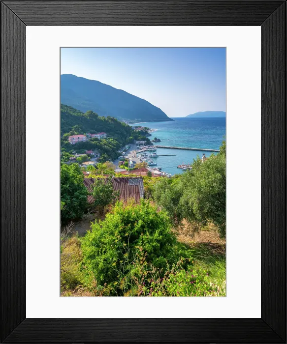 Framed Print : View of harbour in Poros, Poros, Kefalonia, Ionian Islands, Greek Islands, Greece, Europe Framed Print : View of harbour in Poros, Poros, Kefalonia, Ionian Islands, Greek Islands, Greece, Europe