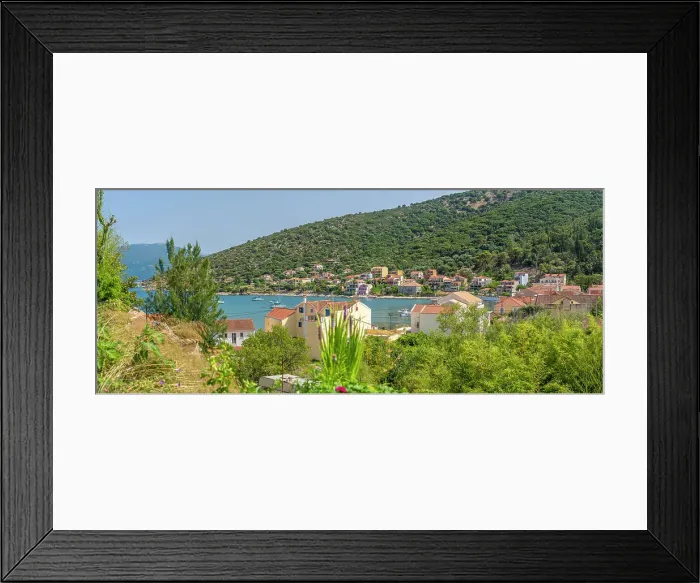 Framed Print : View of rooftops and town from elevated position in Agia Effimia, Kefalonia, Ionian Islands, Greek Islands, Greece, Europe Framed Print : View of rooftops and town from elevated position in Agia Effimia, Kefalonia, Ionian Islands, Greek Islands, Greece, Europe