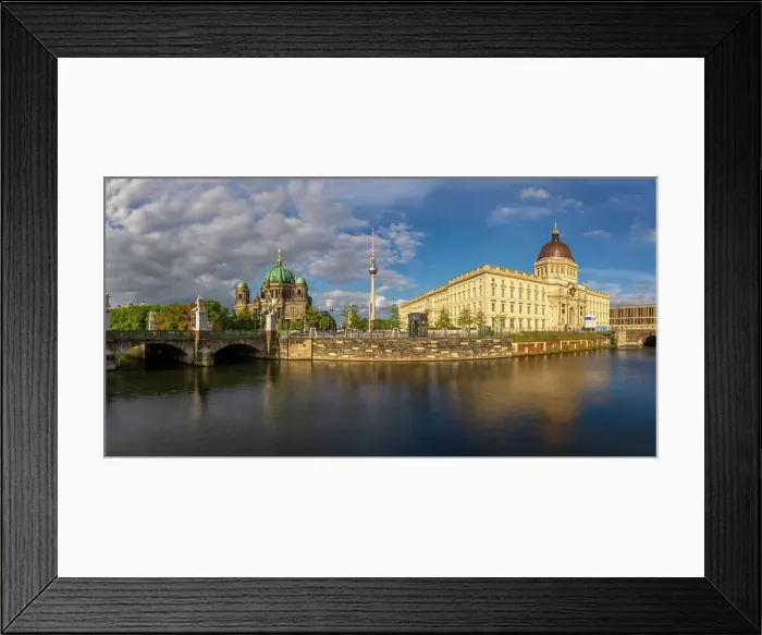 Framed Print : View of Berlin Cathedral, Berliner Fernsehturm, Berliner Schloss and Spree river, Museum Island, Mitte, Berlin, Germany, Europe Framed Print : View of Berlin Cathedral, Berliner Fernsehturm, Berliner Schloss and Spree river, Museum Island, Mitte, Berlin, Germany, Europe