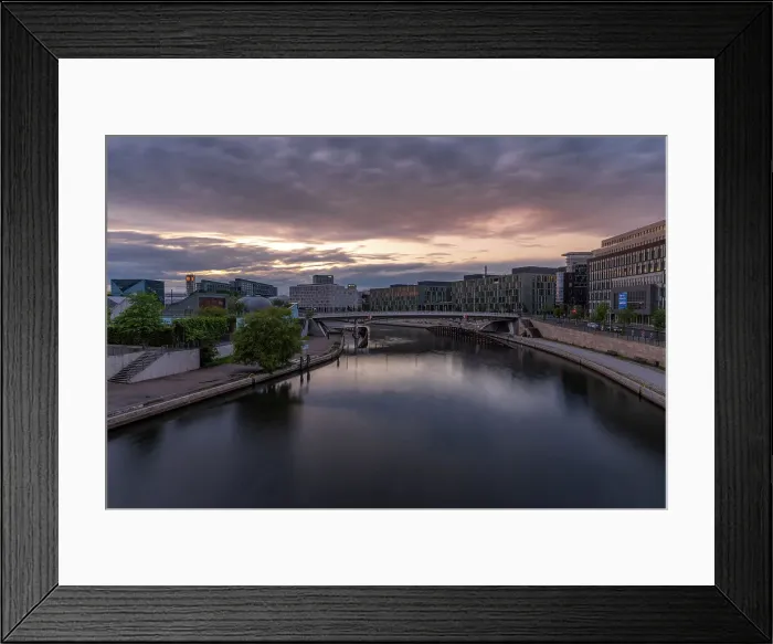 Framed Print : View of the River Spree from Paul Loebe Building at sunset, German Parliament building, Mitte, Berlin, Germany, Europe Framed Print : View of the River Spree from Paul Loebe Building at sunset, German Parliament building, Mitte, Berlin, Germany, Europe