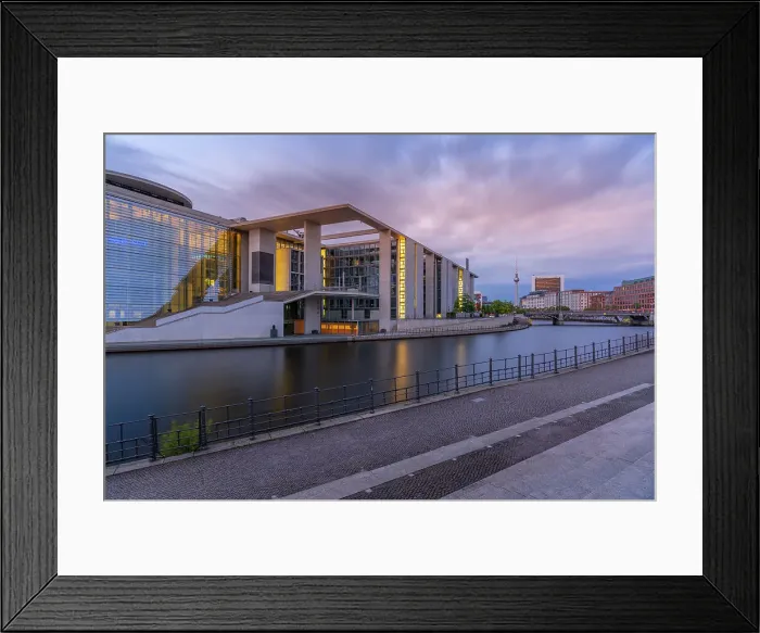 Framed Print : View of the River Spree and the Marie-Elisabeth-Luders-Haus at sunset, German Parliament building, Mitte, Berlin, Germany, Europe Framed Print : View of the River Spree and the Marie-Elisabeth-Luders-Haus at sunset, German Parliament building, Mitte, Berlin, Germany, Europe