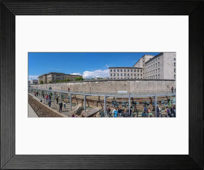 Framed Print : View of Section of the Berlin Wall at the Topography of Terrors Museum, Berlin, Germany, Europe Framed Print : View of Section of the Berlin Wall at the Topography of Terrors Museum, Berlin, Germany, Europe