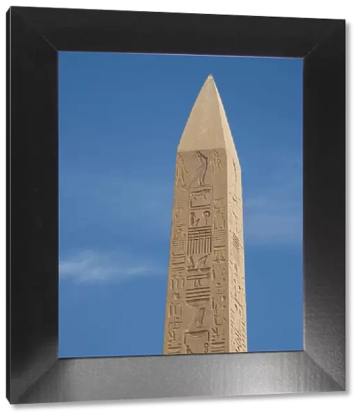 Obelisk of Thutmosis I, Karnak Temple Complex, comprises a vast mix of temples, pylons, and chapels, UNESCO World Heritage Site, near Luxor, Thebes, Egypt, North Africa, Africa