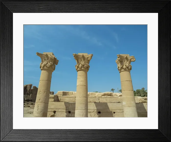 Framed Print : Gate of Domitian and Trajan, northern entrance of the Temple of Hathor, Dendera Temple complex, Dendera, Egypt, North Africa, Africa Framed Print : Gate of Domitian and Trajan, northern entrance of the Temple of Hathor, Dendera Temple complex, Dendera, Egypt, North Africa, Africa