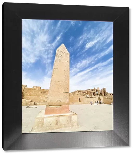 Obelisk, Karnak Temple Complex, a vast mix of temples, pylons, and chapels, UNESCO World Heritage Site, near Luxor, Thebes, Egypt, North Africa, Africa