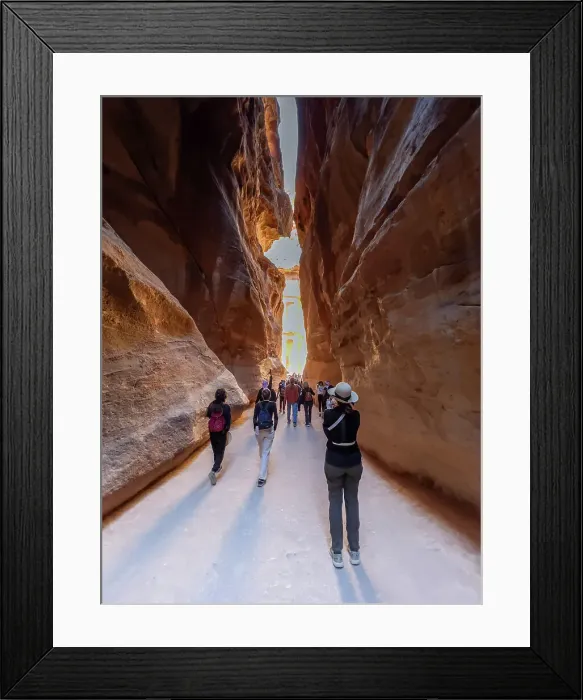 Framed Print : The Siq, entrance to Petra Archaeological Park, UNESCO World Heritage Site, one of the New Seven Wonders of the World, Petra, Jordan, Middle East Framed Print : The Siq, entrance to Petra Archaeological Park, UNESCO World Heritage Site, one of the New Seven Wonders of the World, Petra, Jordan, Middle East