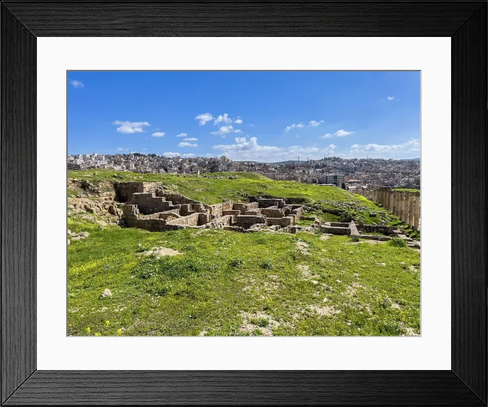 Framed Print : The ancient city of Jerash, believed to be founded in 331 BC by Alexander the Great, Jerash, Jordan, Middle East Framed Print : The ancient city of Jerash, believed to be founded in 331 BC by Alexander the Great, Jerash, Jordan, Middle East