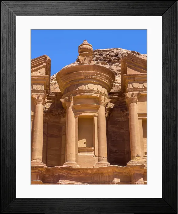 Framed Print : The Petra Monastery (Al Dayr), Petra Archaeological Park, UNESCO World Heritage Site, one of the New Seven Wonders of the World, Petra, Jordan, Middle East Framed Print : The Petra Monastery (Al Dayr), Petra Archaeological Park, UNESCO World Heritage Site, one of the New Seven Wonders of the World, Petra, Jordan, Middle East