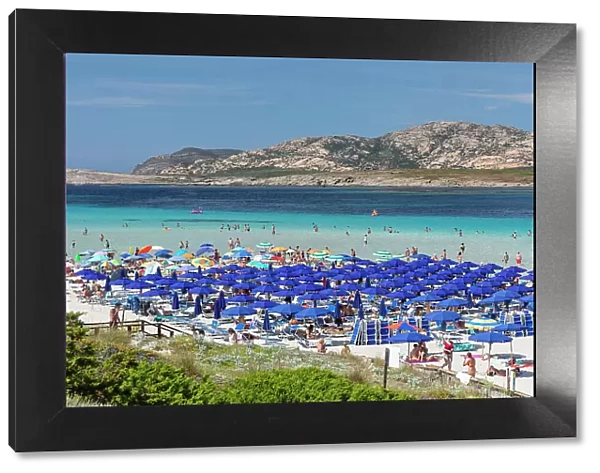 La Pelosa beach, Gulf of Asinara, Stintino, Sassari province, Sardinia, Italy, Mediterranean, Europe