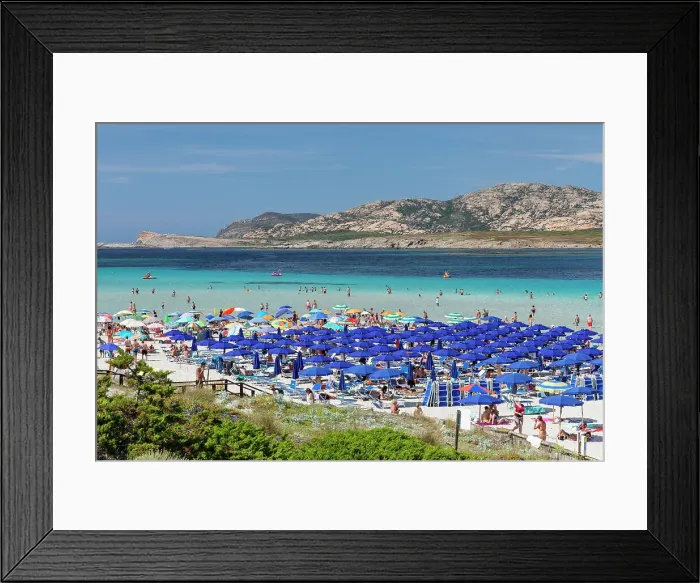 Framed Print : La Pelosa beach, Gulf of Asinara, Stintino, Sassari province, Sardinia, Italy, Mediterranean, Europe Framed Print : La Pelosa beach, Gulf of Asinara, Stintino, Sassari province, Sardinia, Italy, Mediterranean, Europe