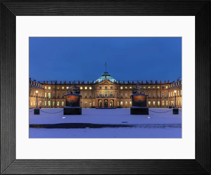 Framed Print : Neues Schloss (New Palace) at Schlossplatz Square, Stuttgart, Baden-Wurttemberg, Germany, Europe Framed Print : Neues Schloss (New Palace) at Schlossplatz Square, Stuttgart, Baden-Wurttemberg, Germany, Europe