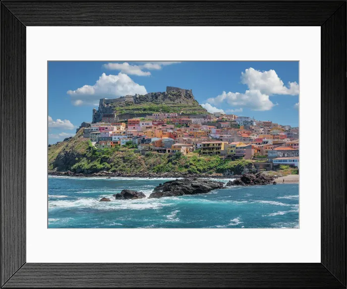 Framed Print : Castelsardo, Sassari province, Sardinia, Italy, Mediterranean, Europe Framed Print : Castelsardo, Sassari province, Sardinia, Italy, Mediterranean, Europe