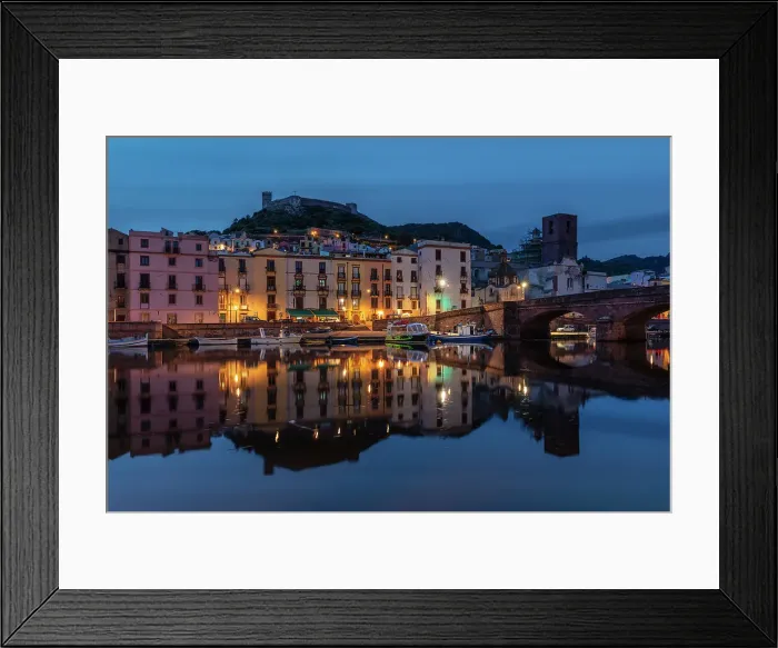 Framed Print : View over Temo River of Bosa and Malaspina Castle, Bosa, Oristano district, Sardinia, Italy, Mediterranean, Europe Framed Print : View over Temo River of Bosa and Malaspina Castle, Bosa, Oristano district, Sardinia, Italy, Mediterranean, Europe
