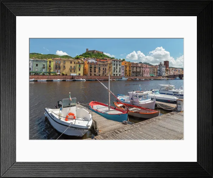 Framed Print : View over Temo River of Bosa and Malaspina castle, Oristano district, Sardinia, Italy, Mediterranean, Europe Framed Print : View over Temo River of Bosa and Malaspina castle, Oristano district, Sardinia, Italy, Mediterranean, Europe