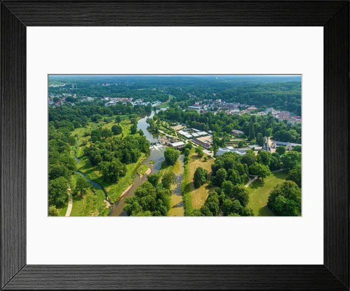 Framed Print : Aerial of Muskau (Muskauer) Park, UNESCO World Heritage Site, Bad Muskau, Saxony, Germany, Europe Framed Print : Aerial of Muskau (Muskauer) Park, UNESCO World Heritage Site, Bad Muskau, Saxony, Germany, Europe