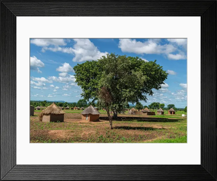 Framed Print : Traditional mud huts, Northern Cameroon, Africa Framed Print : Traditional mud huts, Northern Cameroon, Africa