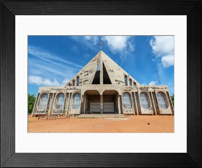 Framed Print : Cathedral Sainte Therese, Garoua, Northern Cameroon, Africa