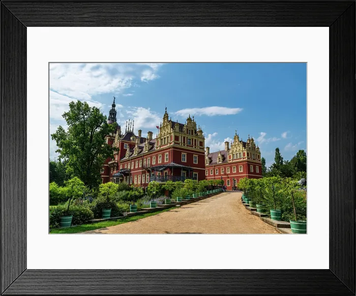 Framed Print : Muskau Castle, Muskau (Muskauer) Park, UNESCO World Heritage Site, Bad Muskau, Saxony, Germany, Europe Framed Print : Muskau Castle, Muskau (Muskauer) Park, UNESCO World Heritage Site, Bad Muskau, Saxony, Germany, Europe