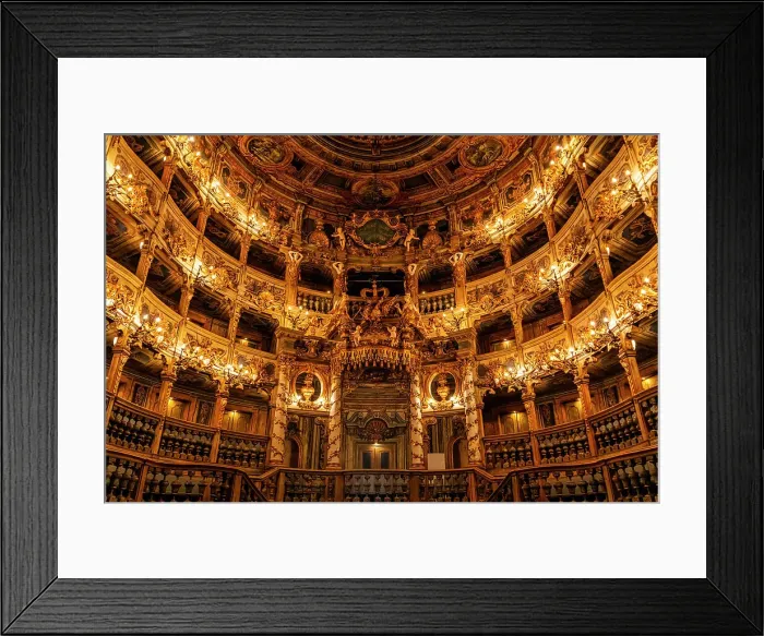 Framed Print : Interior of the Margravial Opera House, UNESCO World Heritage Site, Bayreuth, Bavaria, Germany, Europe Framed Print : Interior of the Margravial Opera House, UNESCO World Heritage Site, Bayreuth, Bavaria, Germany, Europe