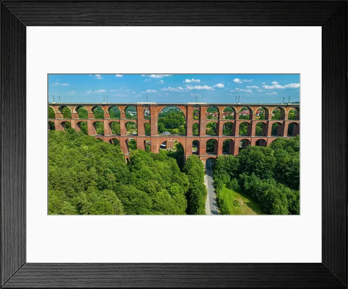 Framed Print : Goltzsch Viaduct, largest brick-built bridge in the world, Saxony, Germany, Europe Framed Print : Goltzsch Viaduct, largest brick-built bridge in the world, Saxony, Germany, Europe