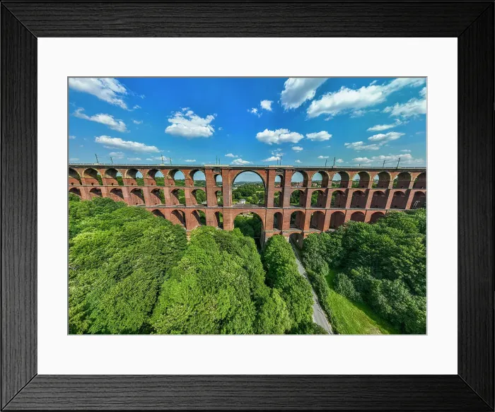 Framed Print : Goltzsch Viaduct, largest brick-built bridge in the world, Saxony, Germany, Europe Framed Print : Goltzsch Viaduct, largest brick-built bridge in the world, Saxony, Germany, Europe