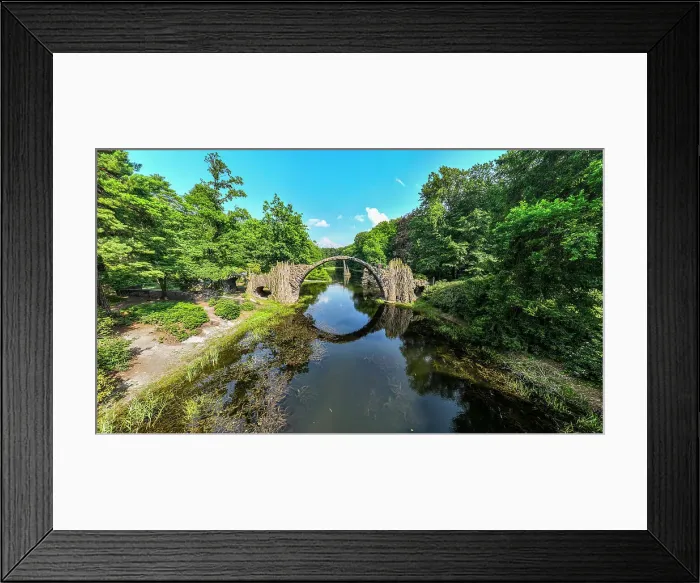 Framed Print : Rakotzbrucke (Devil´s Bridge), Kromlau Azalea and Rhododendron Park, Gablenz, Saxony, Germany, Europe Framed Print : Rakotzbrucke (Devil´s Bridge), Kromlau Azalea and Rhododendron Park, Gablenz, Saxony, Germany, Europe