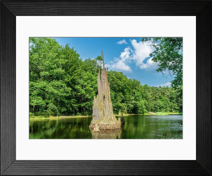 Framed Print : Basalt monument in the Kromlau Azalea and Rhododendron Park, Gablenz, Saxony, Germany, Europe Framed Print : Basalt monument in the Kromlau Azalea and Rhododendron Park, Gablenz, Saxony, Germany, Europe